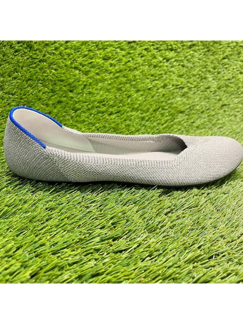 Rothy's The Flat Womens Size 9 Gray Casual Classic Slip On Ballet Flats Shoes